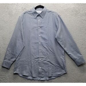 Nick Graham Dress Shirt Mens L Multi Geometric Modern Fit Long Sleeve Button Up